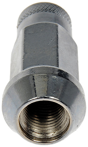 Dorman Chrome Open End Knurled Wheel Nuts 713-485 - front view