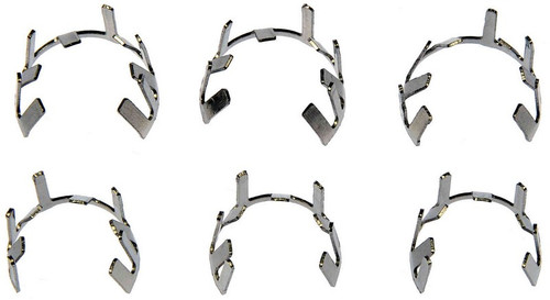 Dorman 3 Each- 10.5 mm And 13 mm Metal Fuel Line Retaining Clip Assortment 800-017 - front view