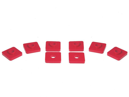 Prothane Red Front Crossmember Mounts for 74.5-80 MG MGB