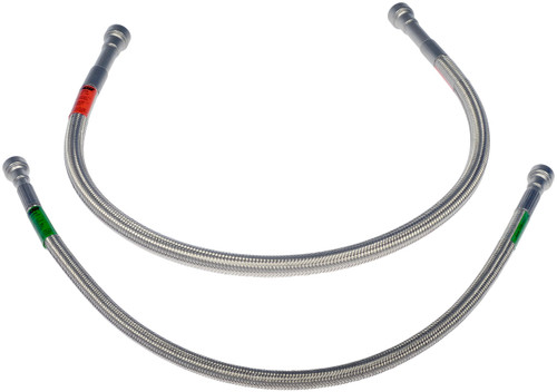Dorman Flexible Braided Stainless Steel Fuel Line 819-801 - top view