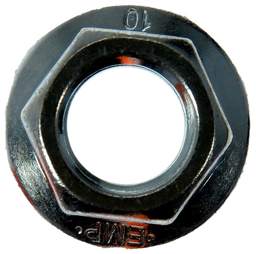 Dorman Serrated Flange Hex Nut-JIS-Class 10.9-Thread Size- M10-1.25mm 878-710 - top view