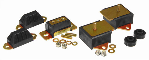 Prothane Black Drivetrain Kit for 76-86 Jeep CJ5/CJ7/CJ8