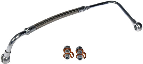 Dorman Turbocharger Oil Feed Line 904-118 - angled view