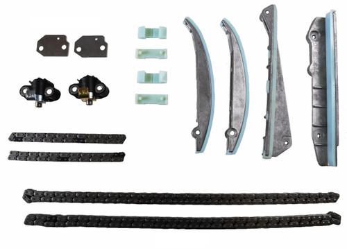 Enginetech TS387SJ Timing Chain Set for 2003-2005 Ford Lincoln Mercury Aviator Marauder Mustang 4.6L 281ci V8 - Replacement Chain Set