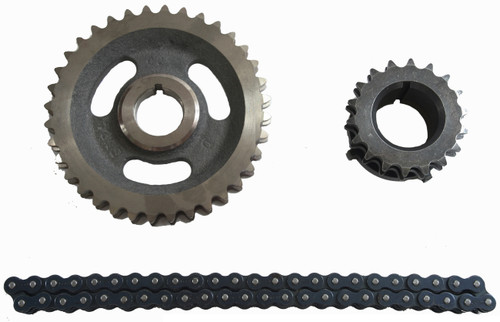 Enginetech TS181A Double Roller Timing Chain Set for 1994-2004 Chevrolet GMC Hummer B7 Blazer C1500 Suburban C2500 C2500 Suburban 6.5L V8