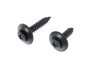 Dorman Trim Screw - Black - No. 10 x 3/4 In., 1 In. 961-210 - angled view