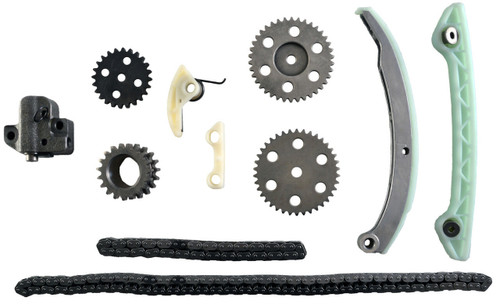 Enginetech TS0727 Timing Chain Set for 2004-2013 Ford Mazda 3 Focus MX-5 Miata Transit Connect 2.0L 122ci I4 - Replacement Chain Set