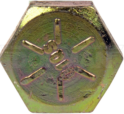 Dorman Hex Bolt - Class 10.9 - M8-1.25 X 35mm 981-435D - top view