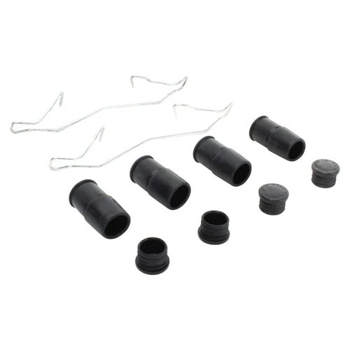 Quality-Built Premium Ceramic Brake Pads with Hardware 1001-1107C - kit contents