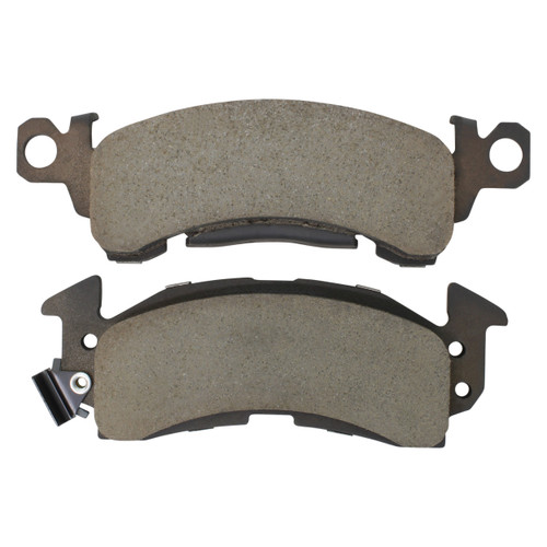 Quality-Built Black Series Ceramic Brake Pads with Hardware 1003-0052C - front view