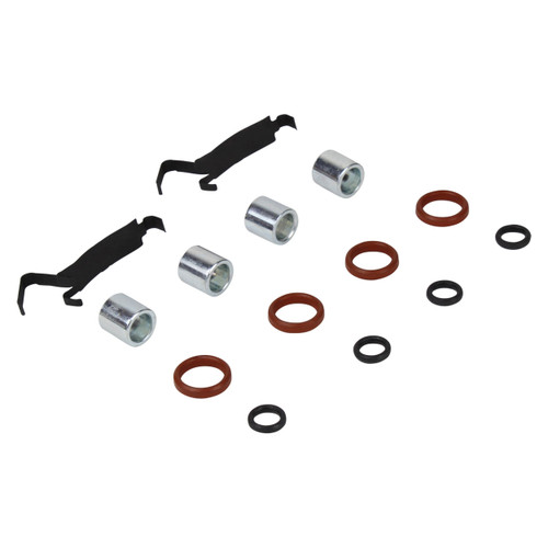 Quality-Built Black Series Semi-Metallic Brake Pads with Hardware 1003-0052M - kit contents
