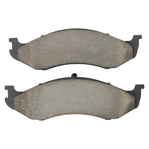 Quality-Built Front Black Series Ceramic Brake Pads with Hardware 1003-0477C - front view