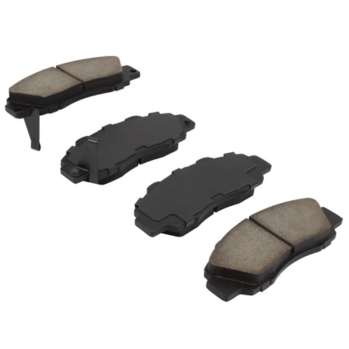 Quality-Built Front Black Series Ceramic Brake Pads with Hardware 1003-0503AC - angled view