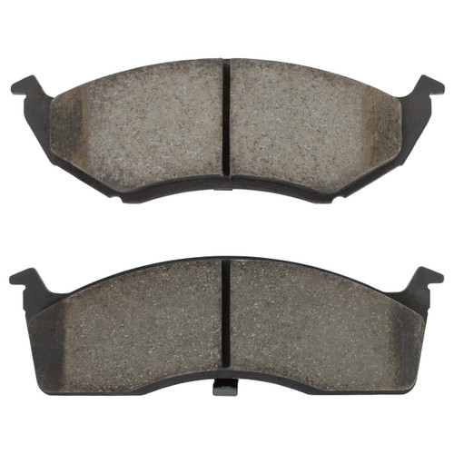 Quality-Built Black Series Semi-Metallic Brake Pads with Hardware 1003-0591M - front view