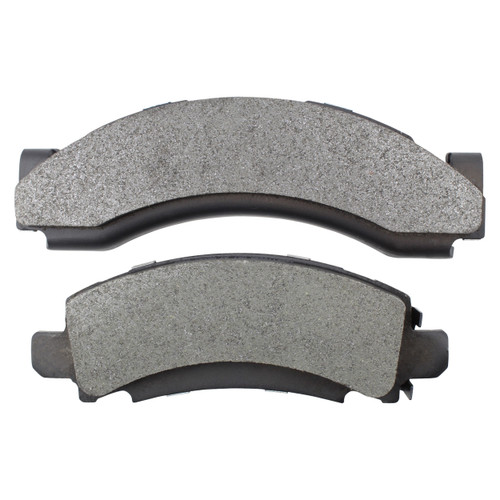 Quality-Built Black Series Semi-Metallic Brake Pads with Hardware 1003-0543M - front view
