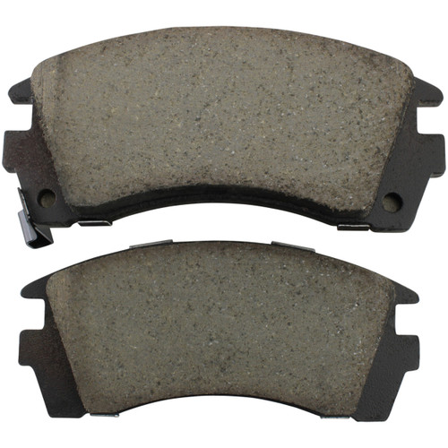 Quality-Built Front Black Series Ceramic Brake Pads with Hardware 1003-0509C - front view