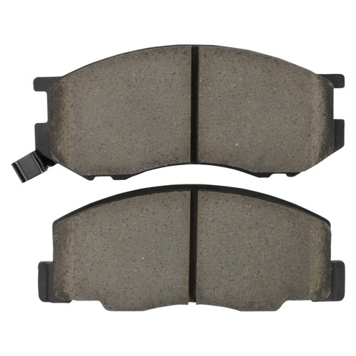 Quality-Built Front Black Series Ceramic Brake Pads with Hardware 1003-0716C - front view