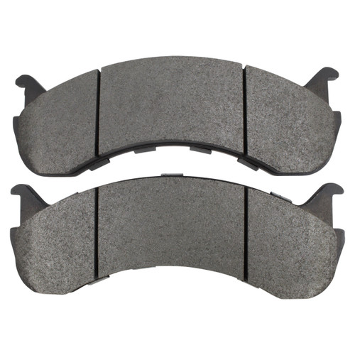 Quality-Built Black Series Semi-Metallic Brake Pads with Hardware 1003-0786M - front view