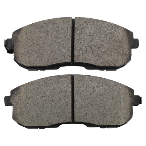 Quality-Built Front Black Series Ceramic Brake Pads with Hardware 1003-0815CC - front view
