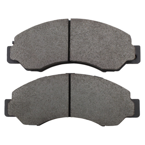 Quality-Built Black Series Semi-Metallic Brake Pads with Hardware 1003-0701M - front view