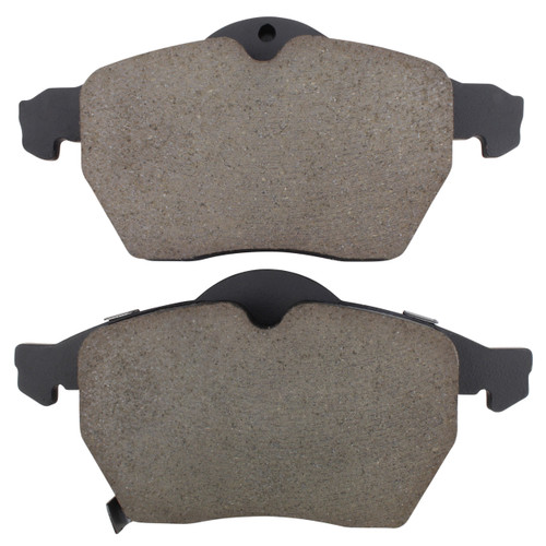 Quality-Built Front Black Series Ceramic Brake Pads with Hardware 1003-0819C - front view