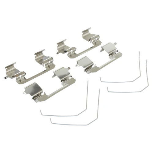 Quality-Built Front Black Series Ceramic Brake Pads with Hardware 1003-0914BC - kit contents