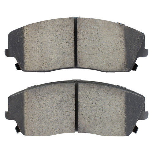 Quality-Built Front Black Series Ceramic Brake Pads with Hardware 1003-1056C - front view