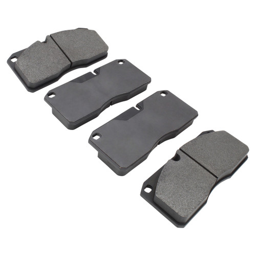 Quality-Built Front Black Series Semi-Metallic Brake Pads 1003-1027M - angled view