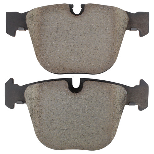 Quality-Built Rear Black Series Ceramic Brake Pads with Hardware 1003-0919C - front view