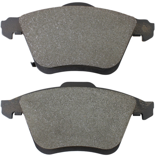 Quality-Built Front Black Series Ceramic Brake Pads with Hardware 1003-1186C - front view