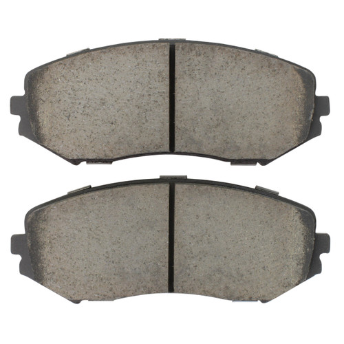 Quality-Built Front Black Series Ceramic Brake Pads with Hardware 1003-1188C - front view