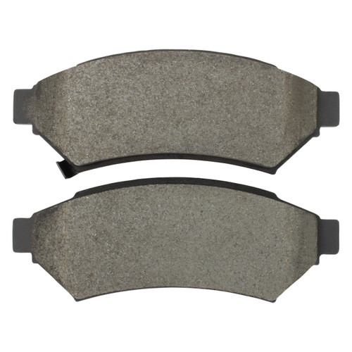 Quality-Built Front Black Series Ceramic Brake Pads with Hardware 1003-1075C - front view