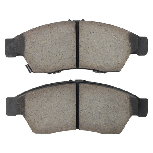 Quality-Built Front Black Series Ceramic Brake Pads with Hardware 1003-1195C - front view