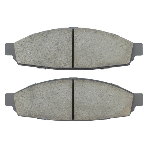 Quality-Built Front Black Series Ceramic Brake Pads with Hardware 1003-0953C - front view