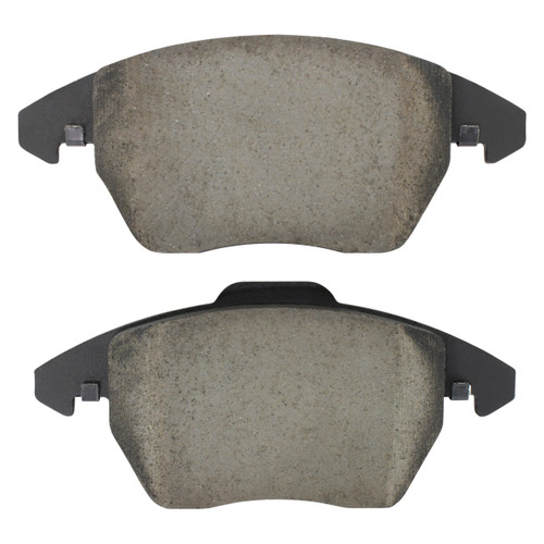 Quality-Built Black Series Ceramic Brake Pads with Hardware 1003-1107C - front view