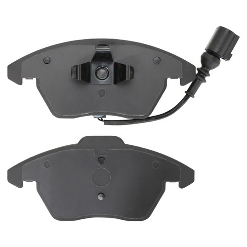 Quality-Built Black Series Ceramic Brake Pads with Hardware 1003-1107C - back view