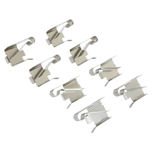 Quality-Built Black Series Ceramic Brake Pads with Hardware 1003-1683C - kit contents