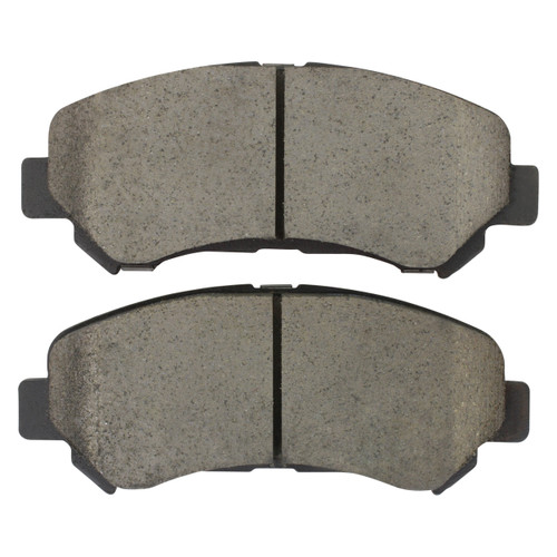 Quality-Built Front Black Series Ceramic Brake Pads with Hardware 1003-1374C - front view