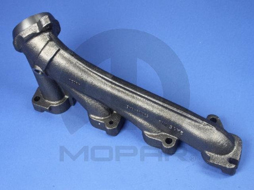 Mopar Left Exhaust Manifold 53013849AE - top view