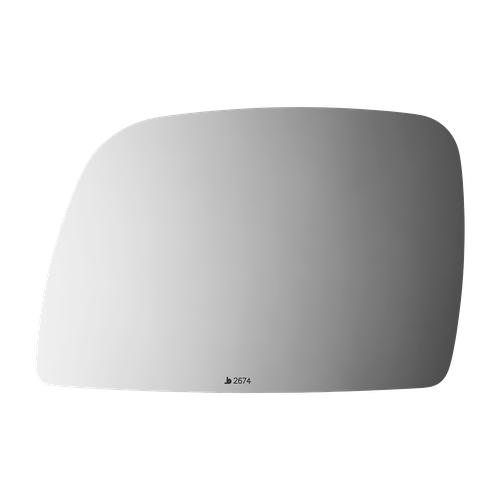 Burco Left Auto-Dimming Flat Fit-Over Door Mirror Glass 2674