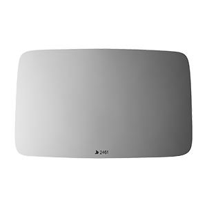 Burco Left or Right Flat Door Mirror Glass 2461