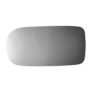 Burco Left Convex Door Mirror Glass 3276