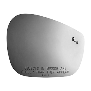 Burco Right Convex Fit-Over Door Mirror Glass with Blind Spot Icon 5851B