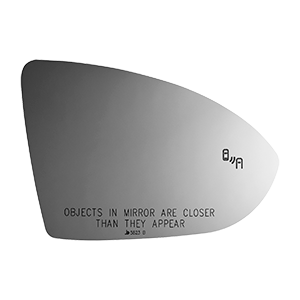 Burco Right Convex Fit-Over Door Mirror Glass with Blind Spot Icon 5823B