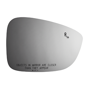 Burco Right Convex Fit-Over Door Mirror Glass with Blind Spot Icon 5781B