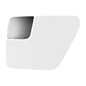 Burco Left Upper Heated Convex Door Mirror Glass 5932H