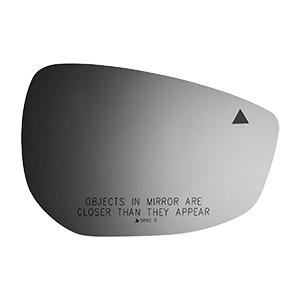 Burco Right Convex Fit-Over Door Mirror Glass with Blind Spot Icon 5893B