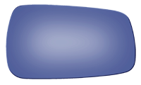 Burco Right Blue Tinted Convex Door Mirror Glass 7107