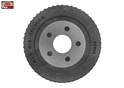 ProMax Rear Brake Drum 16-80011 - top view