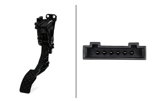 HELLA Accelerator Pedal Sensor 008496701 - connector view